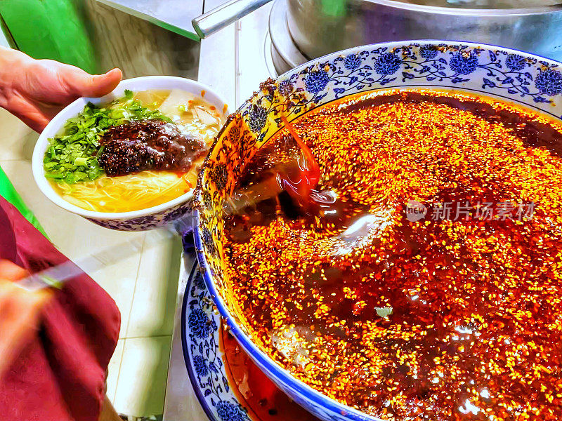 Lanzhou Beef Ramen Restaurant, NO.1 China Noodles Food, Lanzhou beef hand-pulled  noodles delicacy